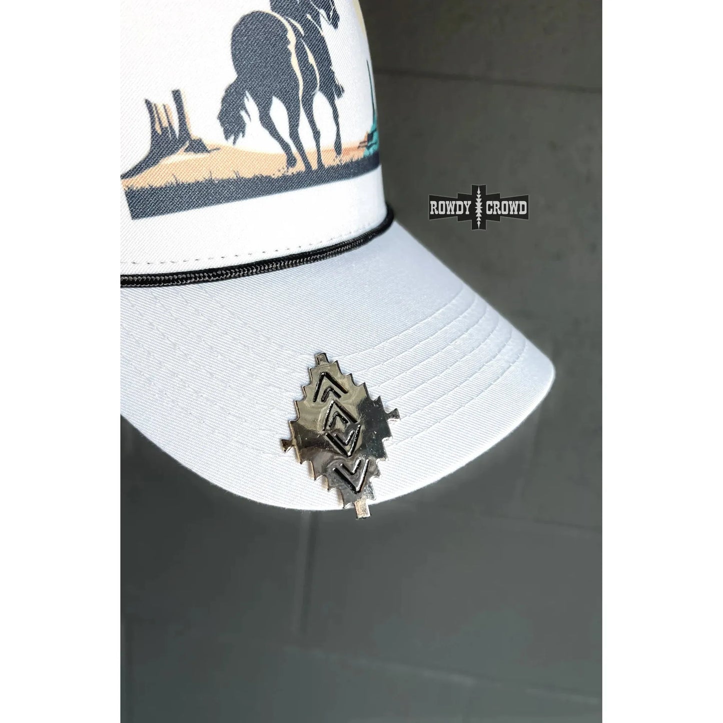 Rowdy Crowd Poppy Aztec Hat Pin