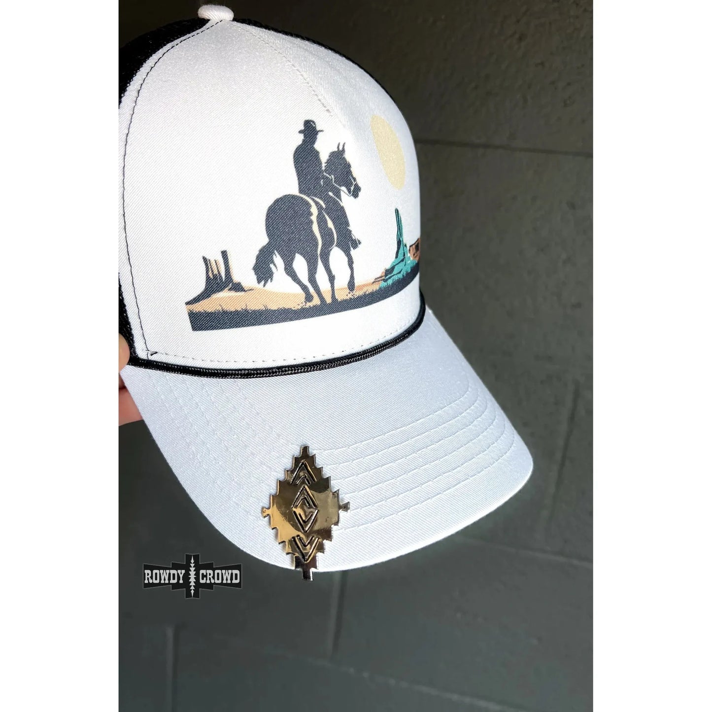 Rowdy Crowd Poppy Aztec Hat Pin