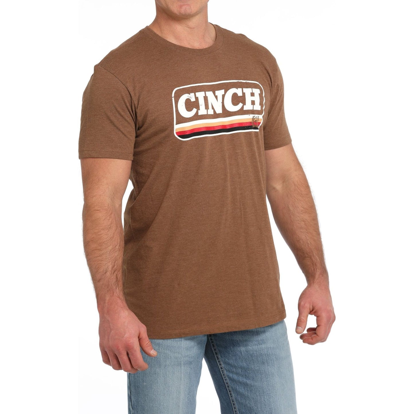 MEN'S CINCH TEE - BROWN #MTT1690648