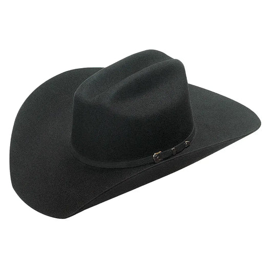 Twister Felt Western Hat, Black 3X, Santa Fe T7525001