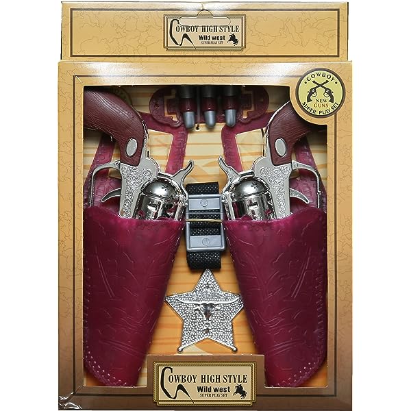 Cowboy High Style Wild West Double Cowboy Gun Set