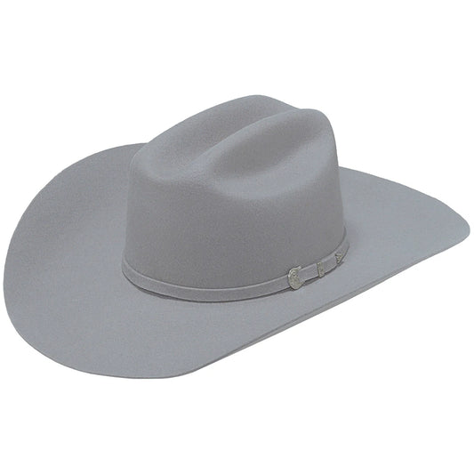 M&F Traditional Twister Sante FE 3X Select Wool Hat in Grey #T7525006