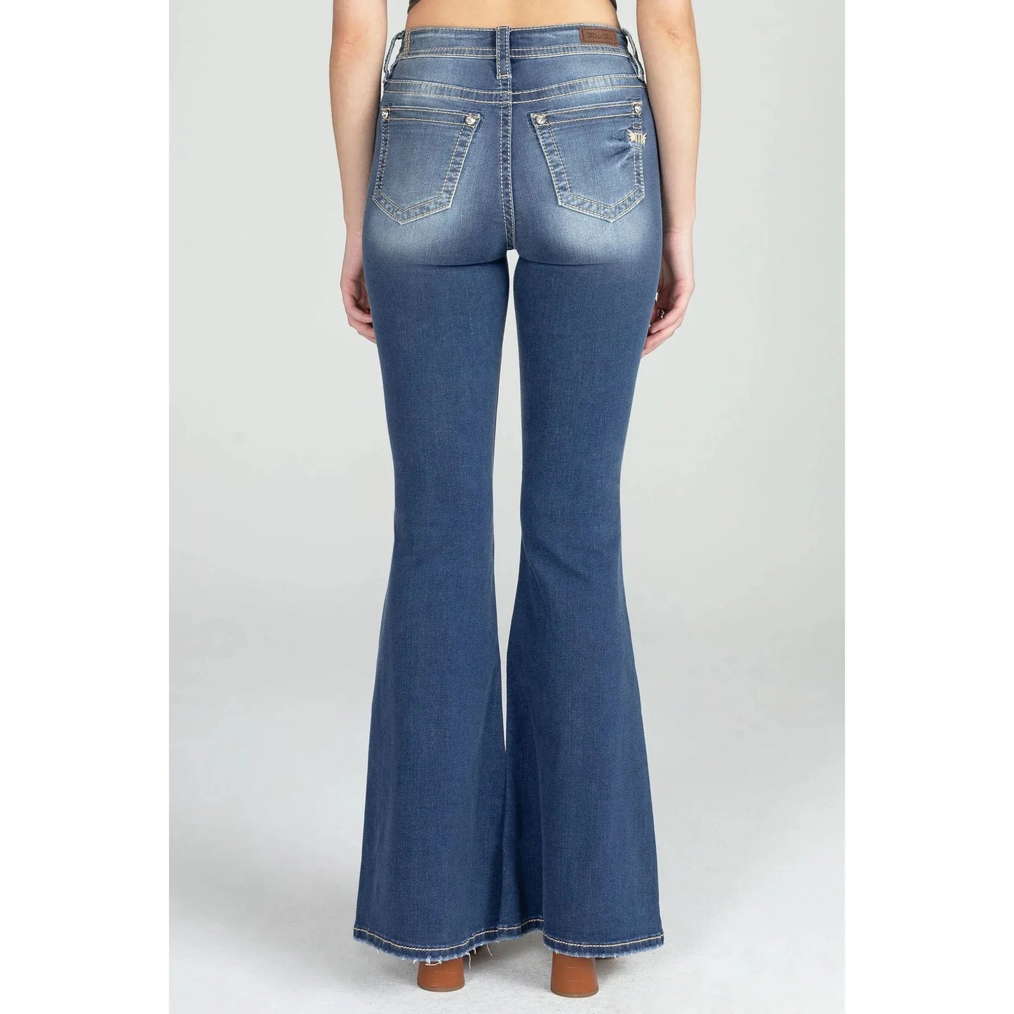 Miss Me Classic Flared Denim #H3636F72