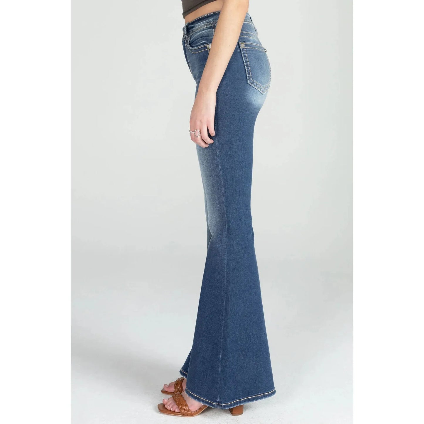 Miss Me Classic Flared Denim #H3636F72