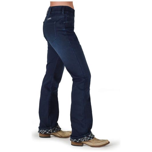 Cowgirl Tuff Pull-On Flannel Jeans