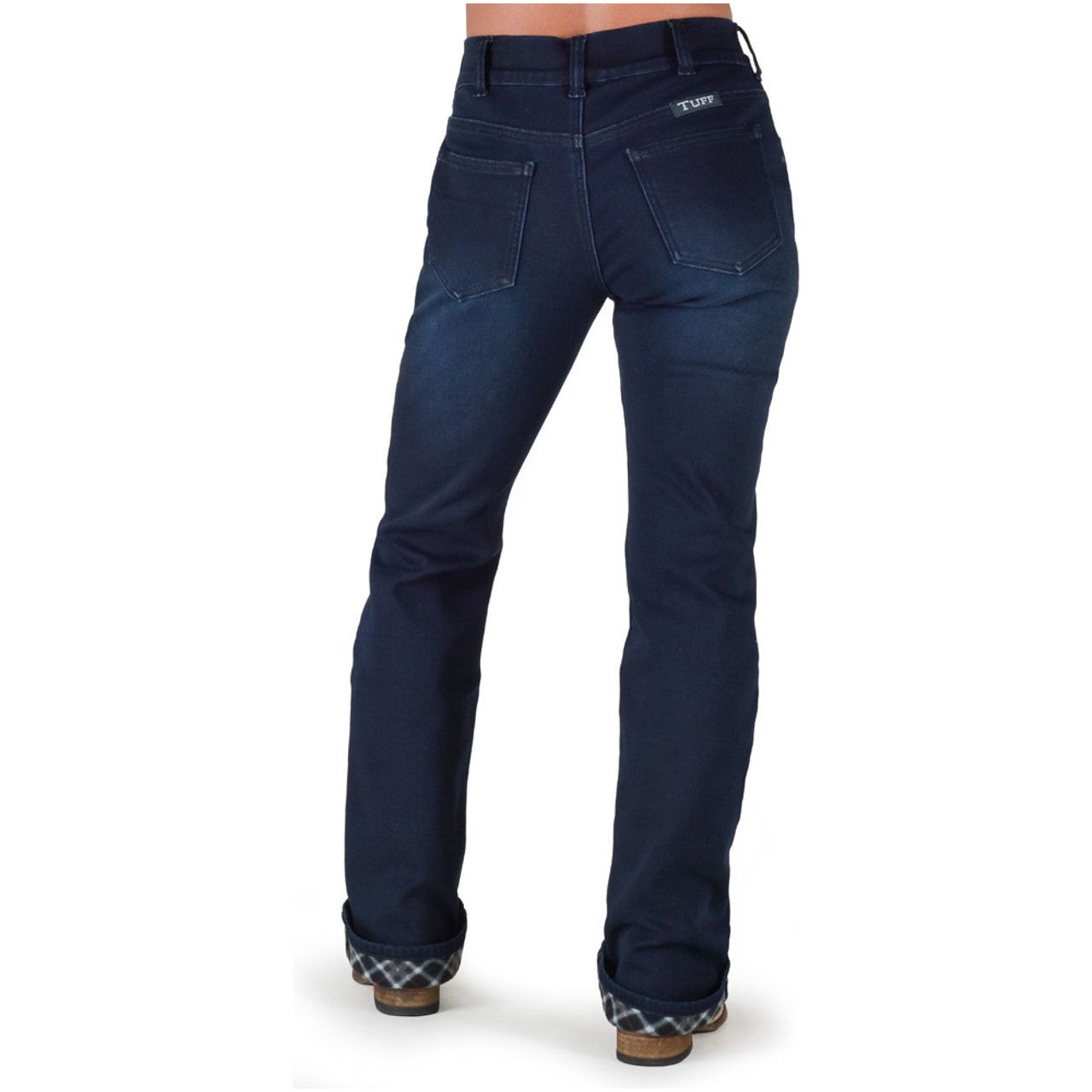 Cowgirl Tuff Pull-On Flannel Jeans