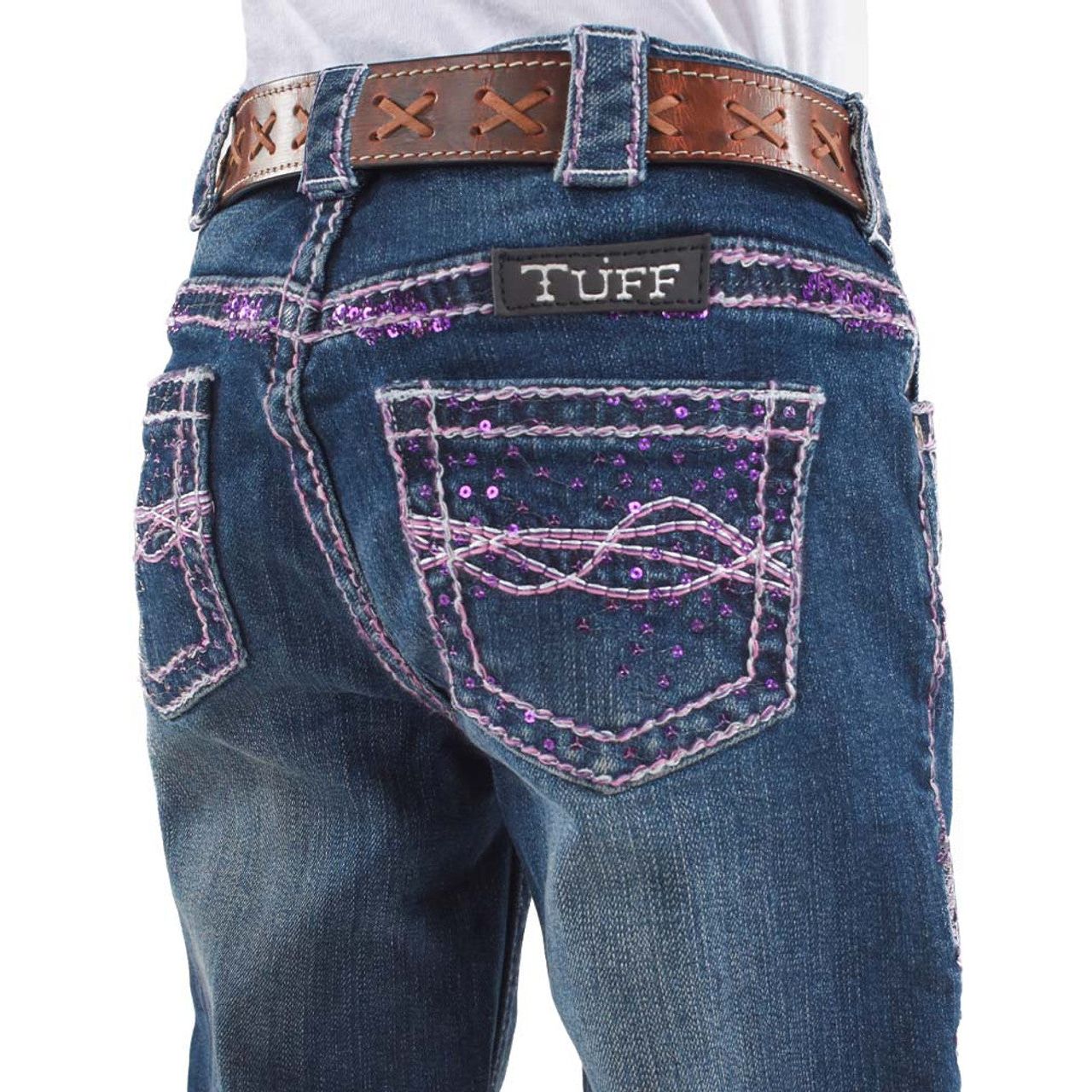 Cowgirl Tuff Girl's Pink Sparkles