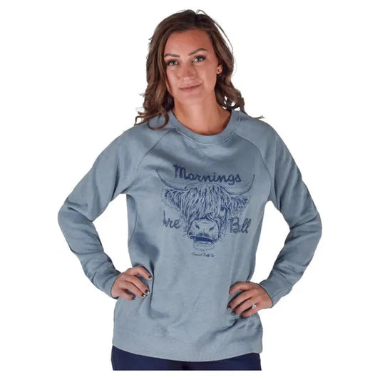 MORNINGS ARE BULL SWEATSHIRT