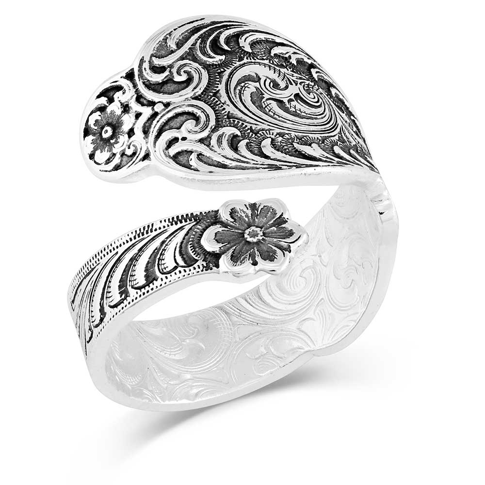 Heirloom treasure spoon open ring