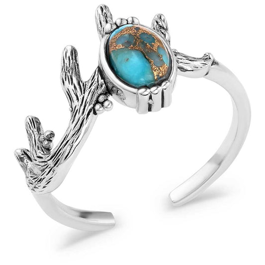 Turquoise haven open ring