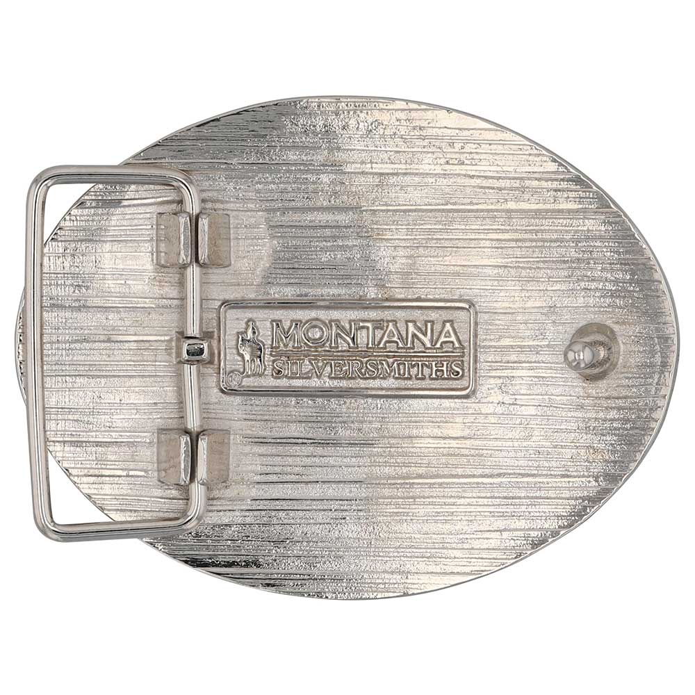 Tri-tone Christian Cowboy Attitude Buckle