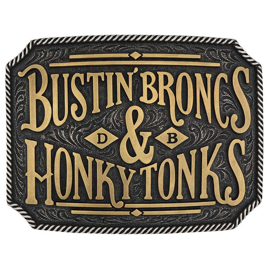 Broncs and Tonks Attitude Buckle