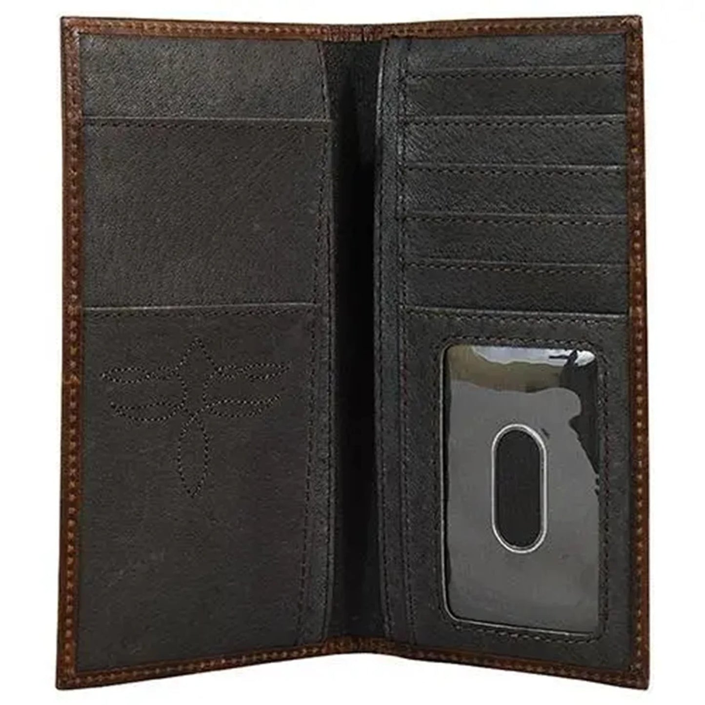 Justin Men's Dark Khaki Brown Rodeo Wallet 2030767W5