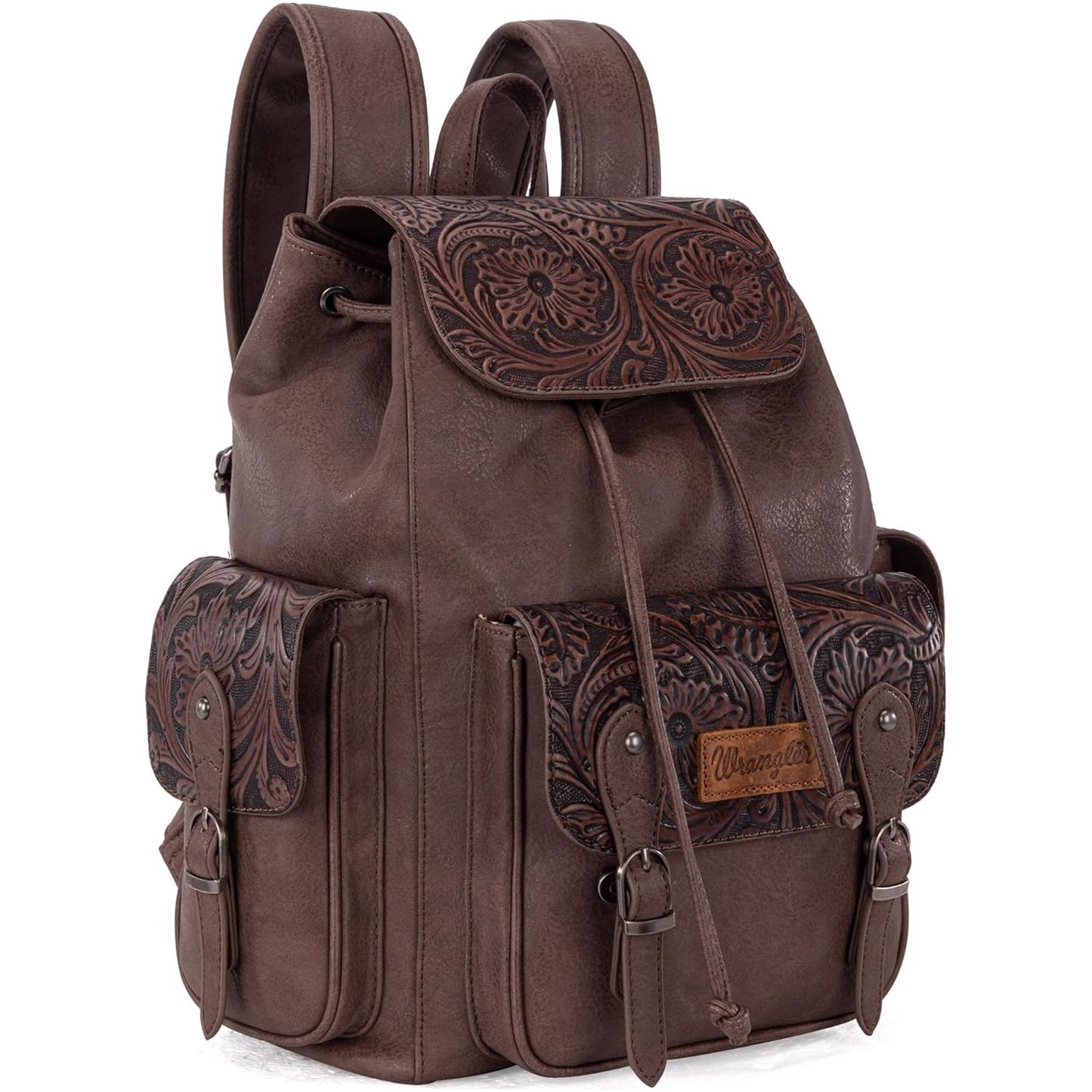 Wrangler Vintage Floral Tooled Backpack