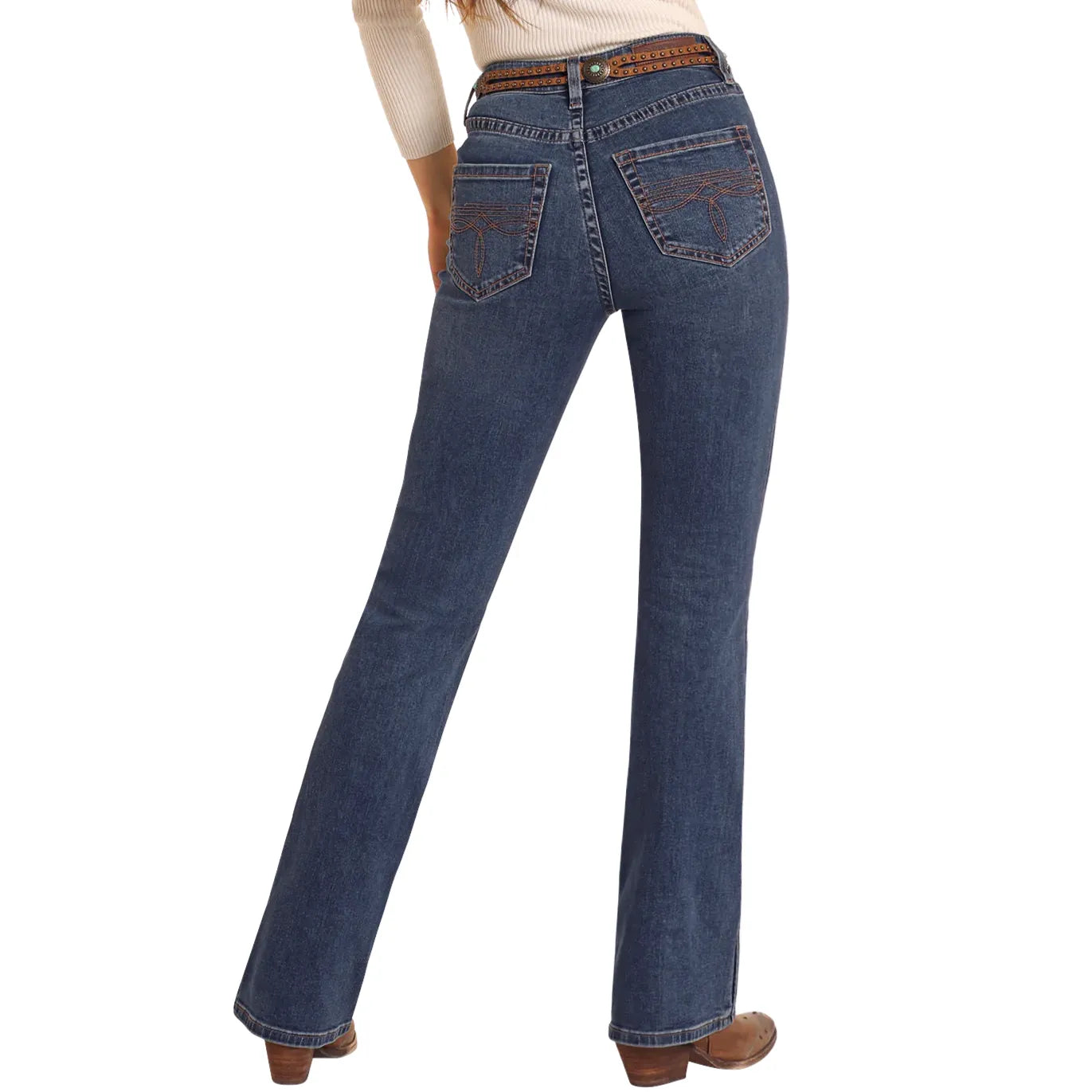 HIGH RISE EXTRA STRETCH SIDE SEAM BOOTCUT JEANS #BW4HD05321