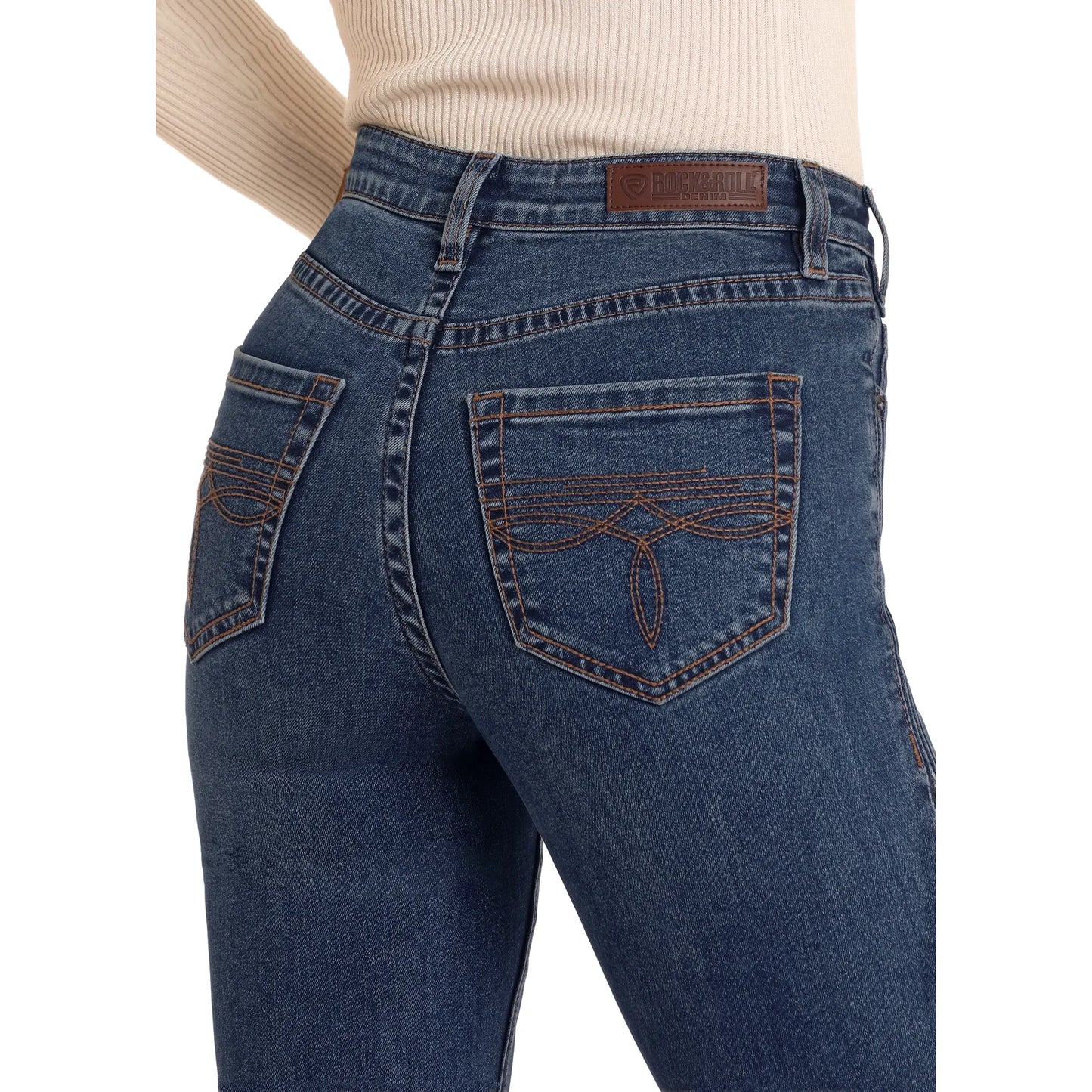 HIGH RISE EXTRA STRETCH SIDE SEAM BOOTCUT JEANS #BW4HD05321