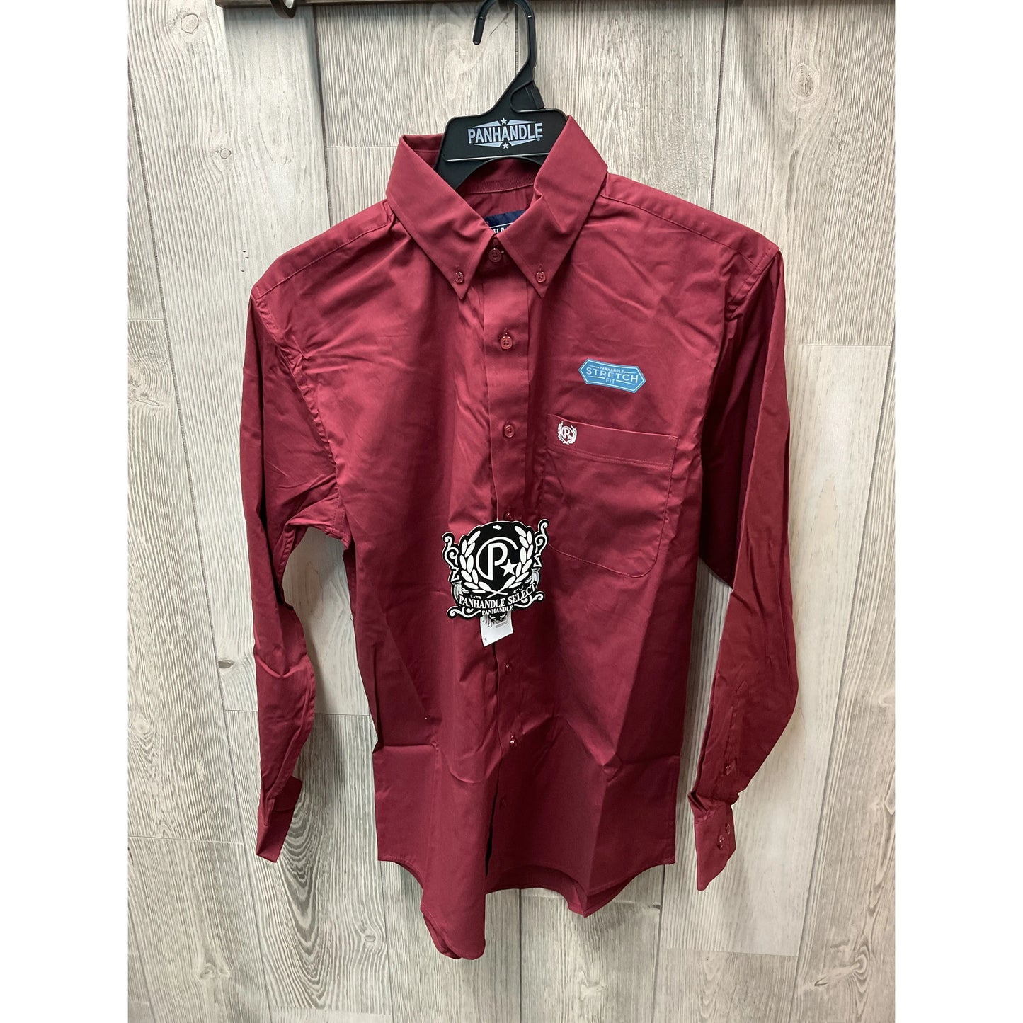 Panhandle solid button up shirts