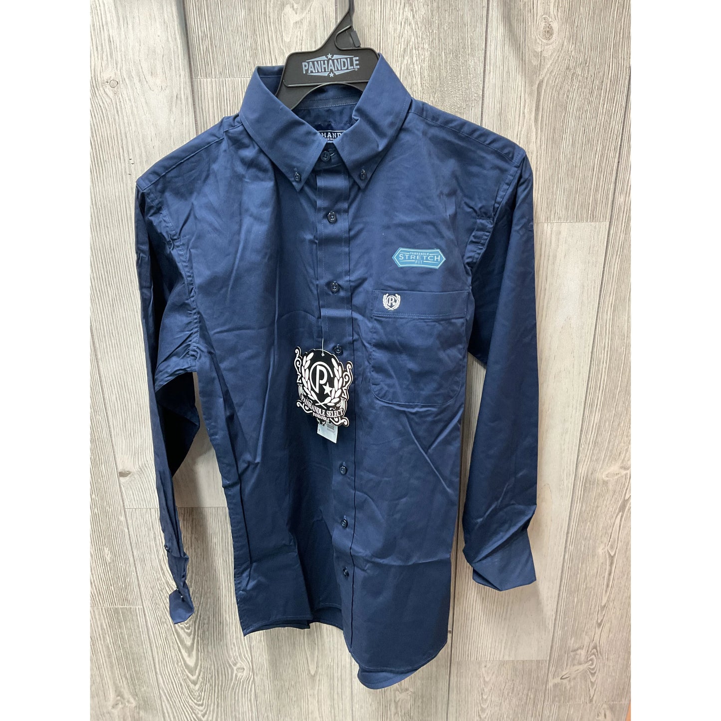 Panhandle solid button up shirts