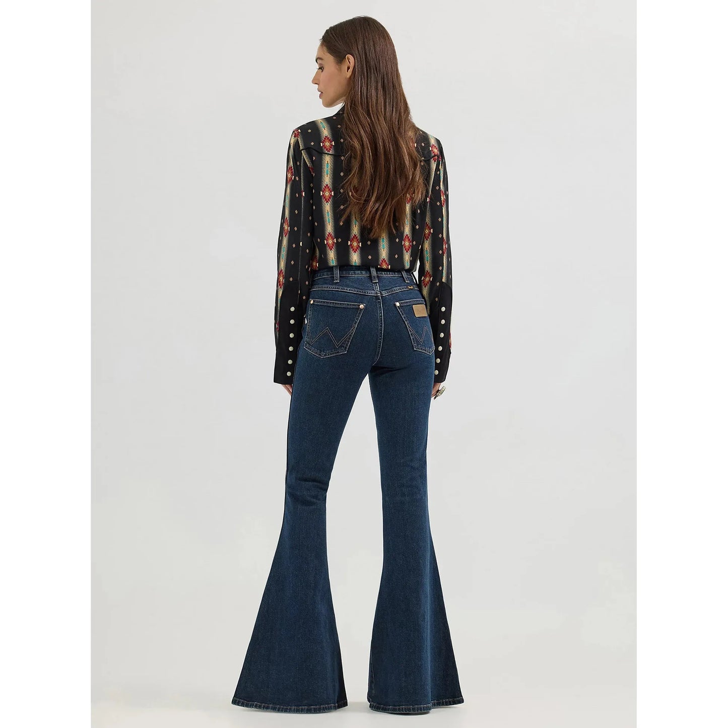 WRANGLER X LAINEY WILSON VINTAGE FLOCKED BELL BOTTOMS