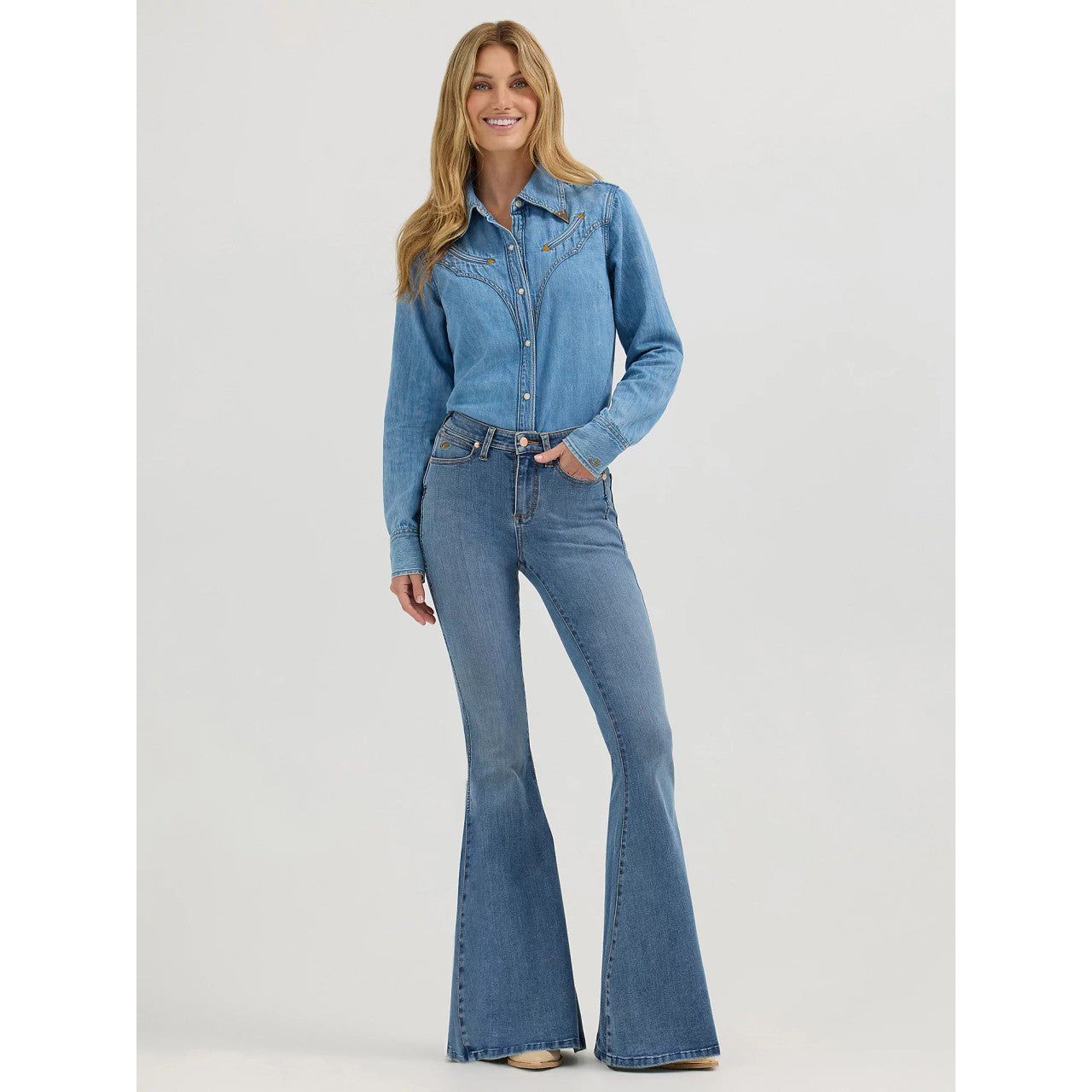 WRANGLER X LAINEY WILSON DAYDREAM FLARE BELL BOTTOMS