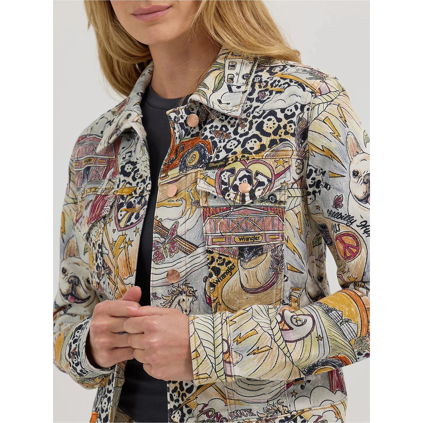 WRANGLER X LAINEY WILSON LIFE OF LAINEY TRUCKER JACKET