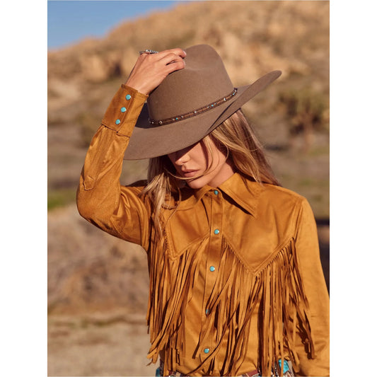 WRANGLER X LAINEY WILSON FRINGE SNAP SHIRT