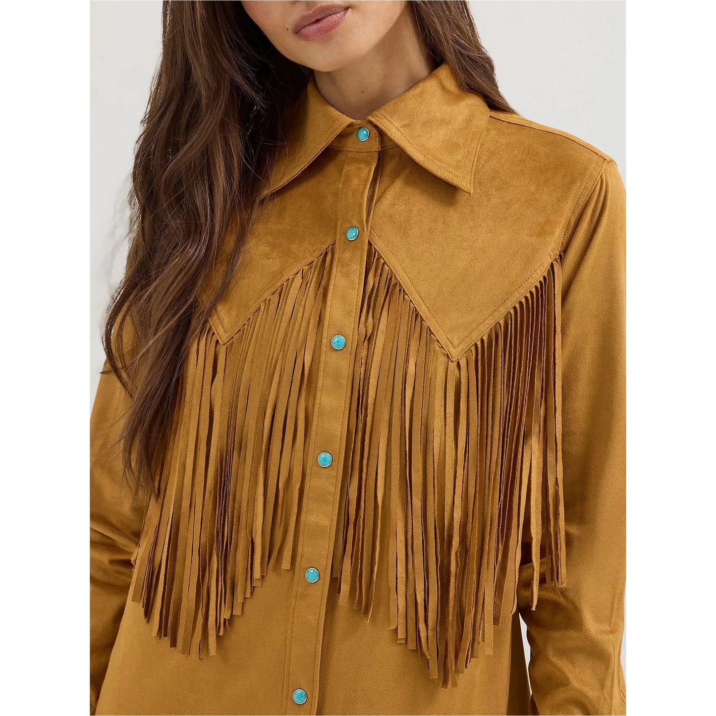 WRANGLER X LAINEY WILSON FRINGE SNAP SHIRT