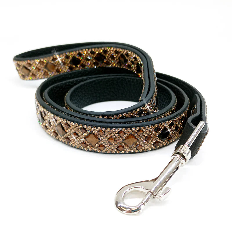 DIAMONDS IN THE RUFF DOG LEASH