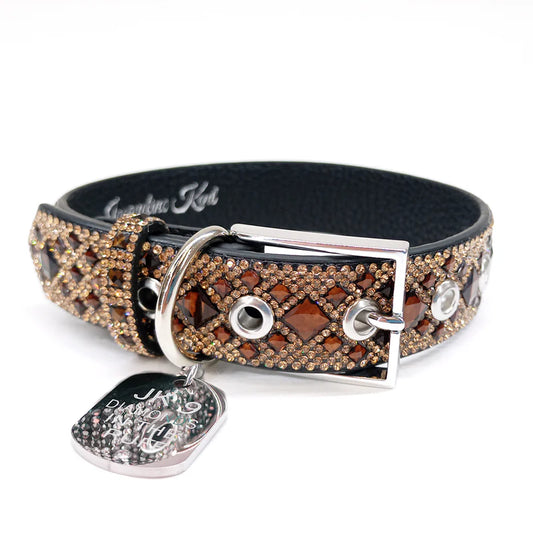 DIAMONDS IN THE RUFF DOG COLLAR