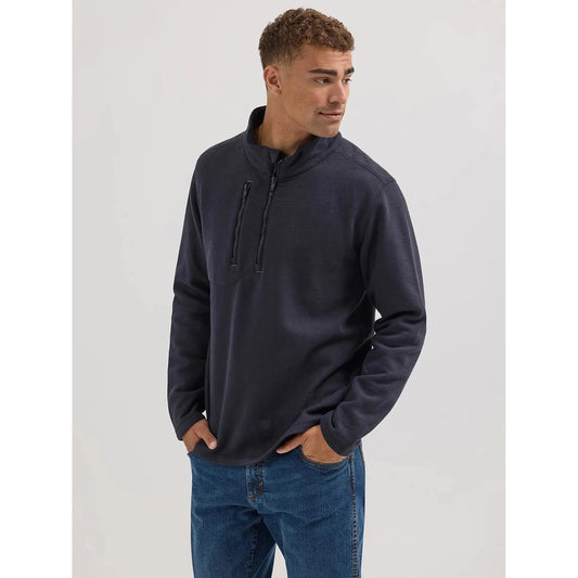 WRANGLER® FR FLAME-RESISTANT QUARTER ZIP PULLOVER Jet Black #112350881
