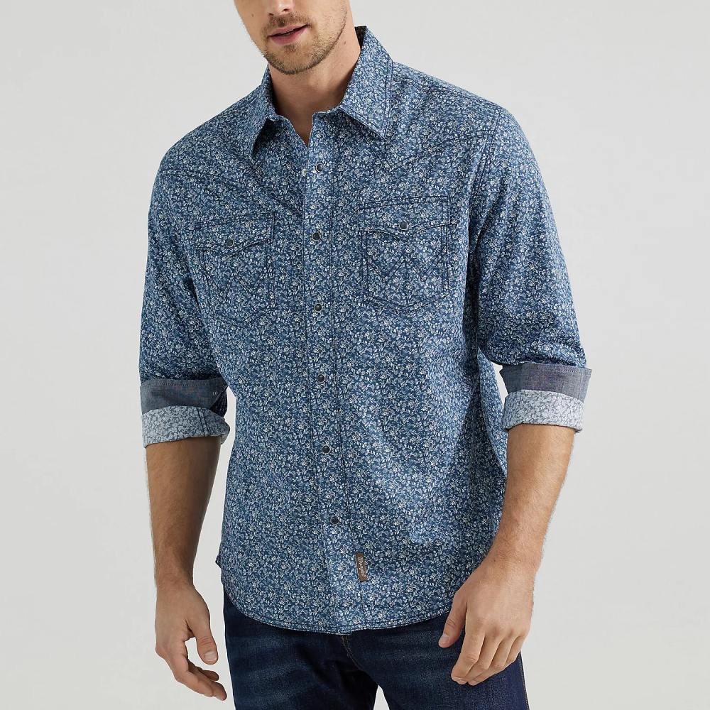 Wrangler Mens Retro Premium Western Shirt - 112356586