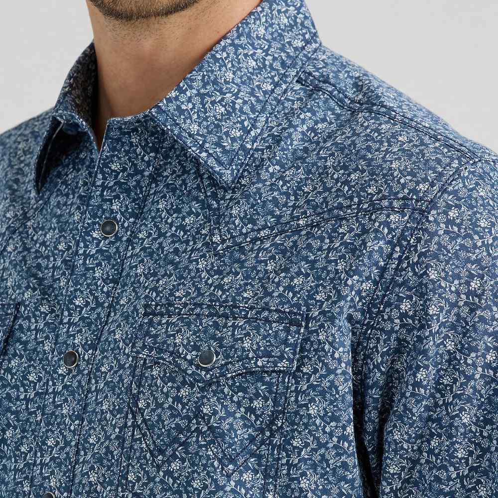 Wrangler Mens Retro Premium Western Shirt - 112356586