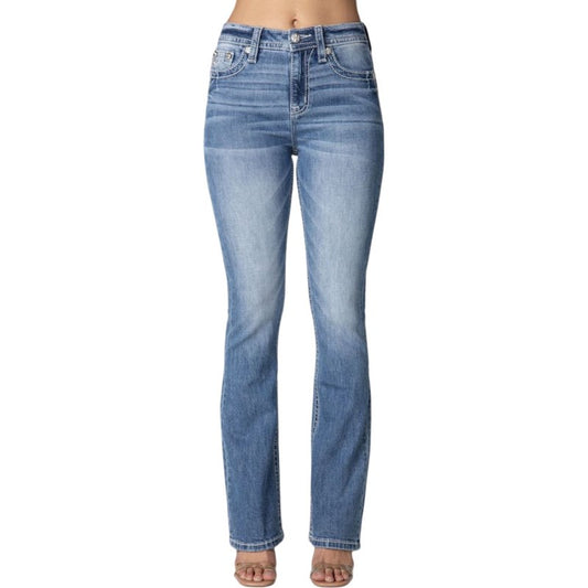 * Miss Me Ladies Jeans- HIGH-RISE BOOTCUT JEANS , Lexie Jane H3636B106L
