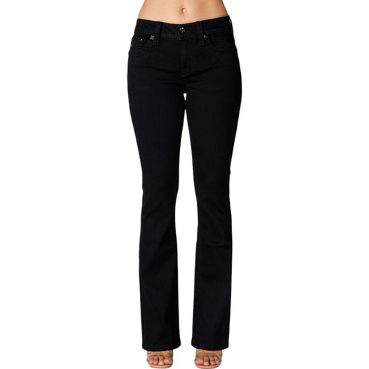 MISS ME - WOMENS 34" LOW-RISE BOOTCUT JEANS #M5082B182L