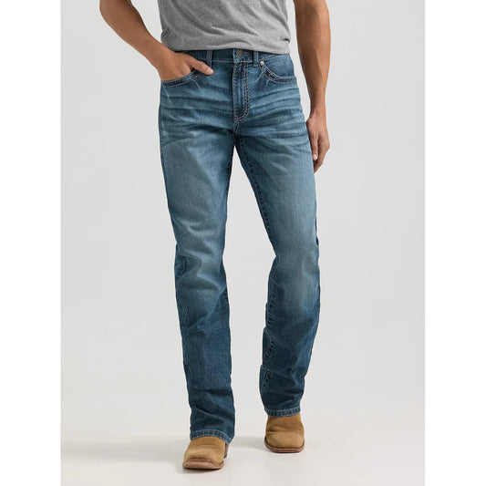 MEN'S ROCK 47® BY WRANGLER® SLIM FIT BOOTLEG JEAN #112360971