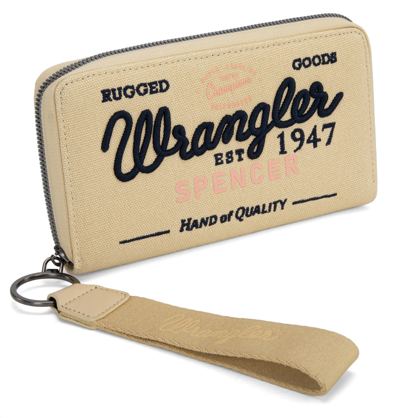 Vintage Wrangler Canvas Zip Wristlet WG136-W006