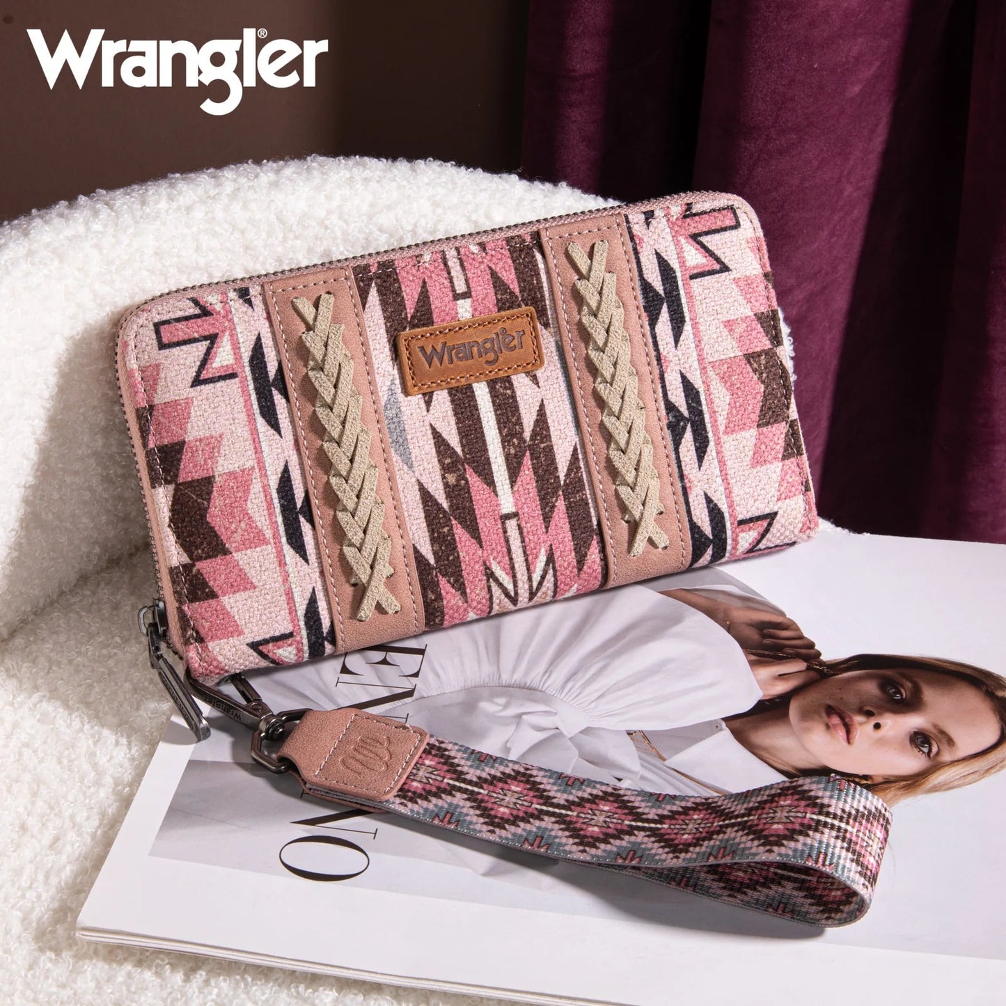 Wrangler Southwestern Art Print wallet