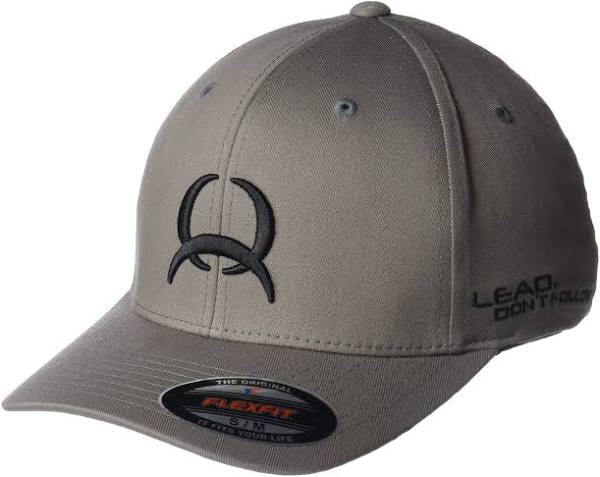 Cinch - Men’s Ball Cap - Flex Fit -Grey w/ Embroidered Logo MCC0627728