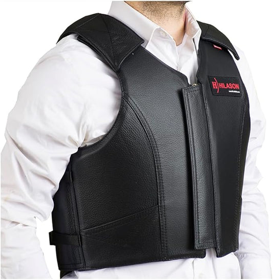HILASON Equestrian Protective Vest - Leather