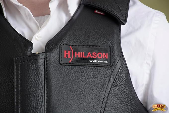 HILASON Equestrian Protective Vest - Leather