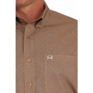 Cinch Men's Geometric ArenaFlexShort Sleeve MTW1704147