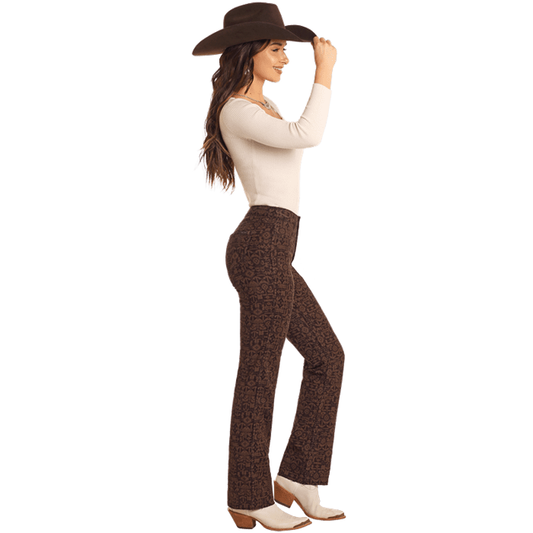 Rock & Roll Ladies Jean REVERSIBLE Southwestern PRINT, Boot BW1PD05300