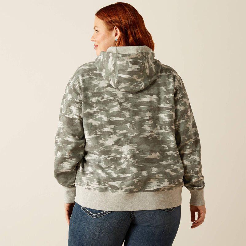 Ariat Ladies Hoodie Logo 2.0 Grey Blur 10055020