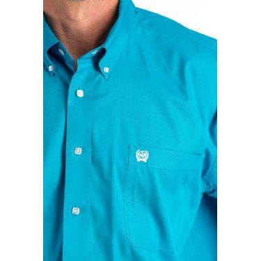 Cinch Men’s Western Shirt - Button Front, Teal MTW1103800