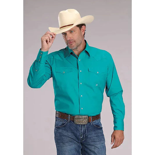 Roper Men’s Long Sleeve Western Snap Shirt 3-01-265-4101