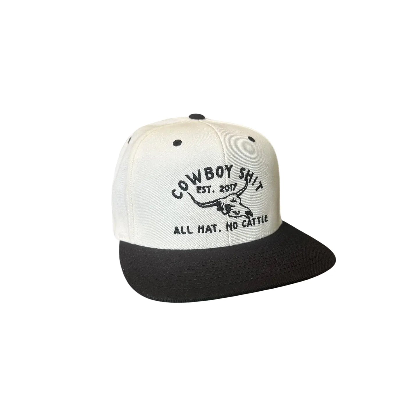 Cowboy Sh*t - Men’s Ball Cap, THE COALDALE, All Natural, Flat Brim, SnapBack 245