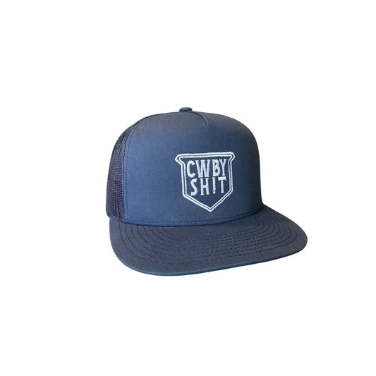 Cowboy Sh*t - Men’s Ball Cap, “The Cardston”, Navy, Snapback, Flat Brim 238