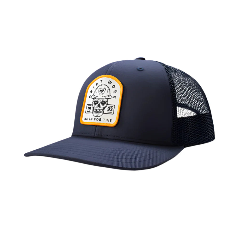 Ariat Work Men’s Ball Cap- Born For This Patch, Snap Back A290001903