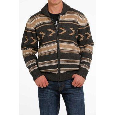 CINCH MEN'S PULLOVER Sweater w/ Full Zipper MWK1582001