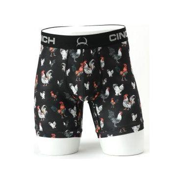 CINCH MEN'S 6” BOXER BRIEFS - Rooster MXY6002032